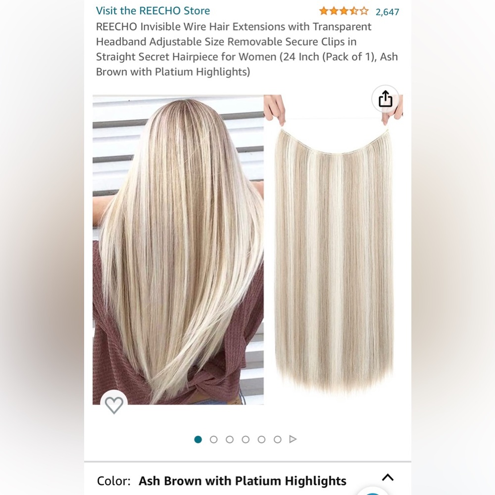 Ash blond with platinum highlights Extensions!